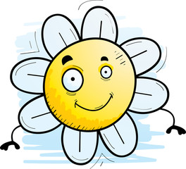 Cartoon Flower Smiling