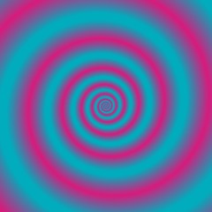 Abstract multicolored psychedelic spiral. Minimal digital art. Artistic blur texture background. Creative pattern for creating design production and printed matter. Bright graphic wallpaper.