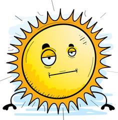 Cartoon Sun Bored