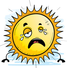 Cartoon Sun Crying