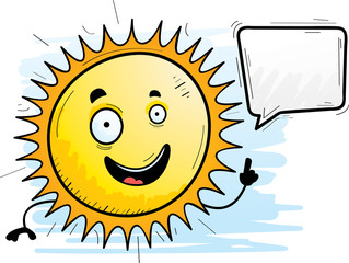 Cartoon Sun Talking