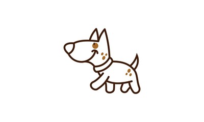 Chocolate Dog Vector 