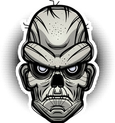Evil Zombie Illustration