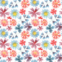 watercolor seamless floral pattern in high resolution for decor background cover texture textures printing textiles wallpaper books web design grass branches