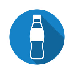 Bottle flat icon vector