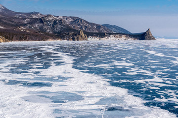 View of the Sandy Bay from the height of the Cormorant island