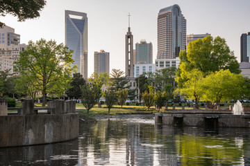 Charlotte North Carolina Skyline