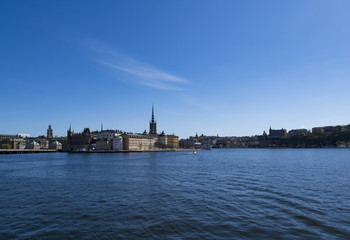 Fototapeta na wymiar Panorama of Stockholm, Sweden