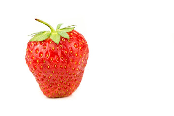Fresh Strawberry Isolated on White Background