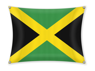 Waving Jamaica flag