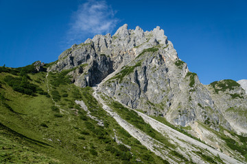 Obraz premium wandern mühlbach am hochkönig urlaub in bischofshofen salzburg österreich