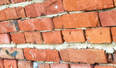 Texture brick with concrete seams