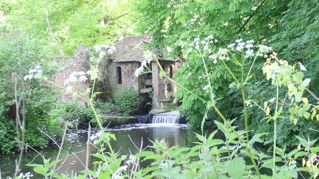 Disused water mill on the River Colne, Munden Estate, Watford