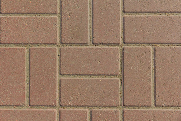 Obraz premium paving rectangular tile close-up