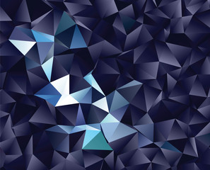 Vector low poly background. Creative abstract template with gradient. Triangular pattern for your design works.