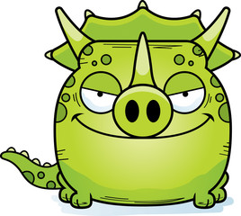 Fototapeta premium Cartoon Devious Triceratops