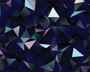Obraz premium Vector low poly background. Creative abstract template with gradient. Triangular pattern for your design works.