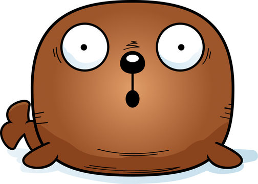 recommend clip art: Surprised Cartoon Walrus