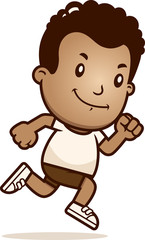 Cartoon Boy Running
