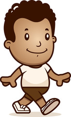 Cartoon Boy Walking