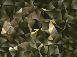 Fototapeta premium Vector low poly background. Creative abstract template with gradient. Triangular pattern for your design works.