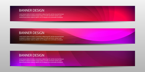 banner with beautiful geometric background .Vector illustrations