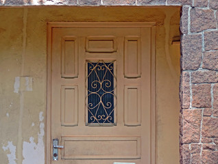 Old entrance door
