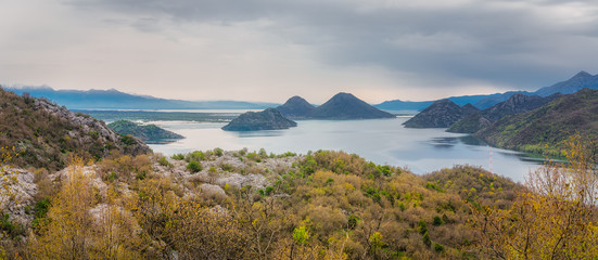 Skadar Lake National Park panorama