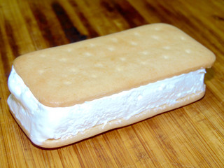 Sandwich ice cream.