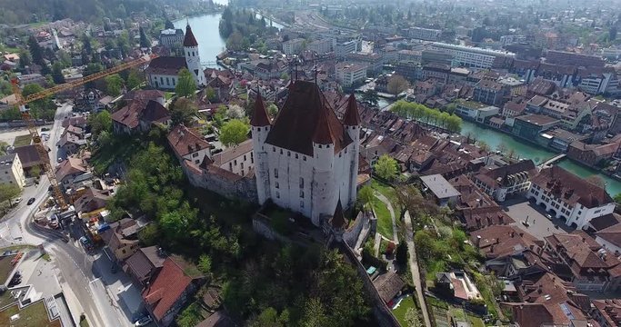 Thun Castle and city of Thun