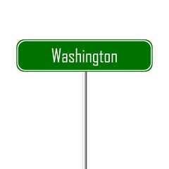 Washington, D.C. Town sign - place-name sign