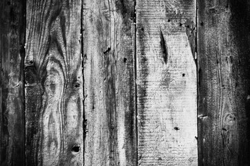 Black wooden background, old vintage board, texture wooden surface