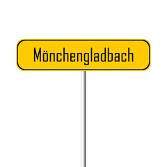 Mönchengladbach Town sign - place-name sign