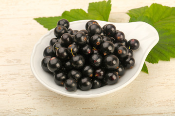 Ripe black currants