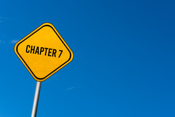 chapter 7 - yellow sign with blue sky