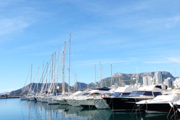 Yachts in Spain