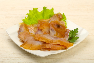 Smoked catfish fillet