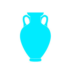 Pitcher, vessel flat icon. Pitcher outline. Vector illustration
