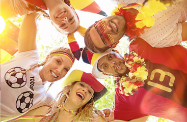 Stolze Fans Deutschland © drubig-photo