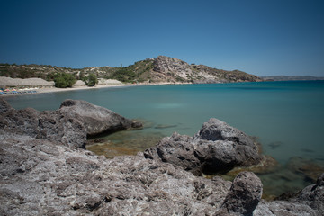 Fototapeta na wymiar Agios Stefanos Beach - Kos