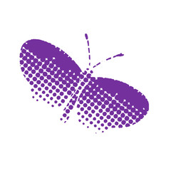 pattern with butterflies.