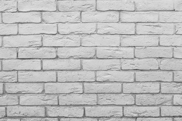 brick wall white