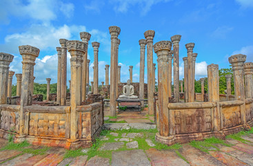 Medirigiriya  Ancient Vatadage That Is An Ancient Structure Built For Hold The Tooth Relic Of The...