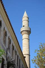 Fototapeta na wymiar Minarett in Kos-Stadt