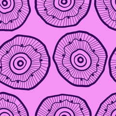 abstract circles on a pink background vector art, idea for decoration