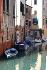 Fototapeta na wymiar Venice, Italy - Boat Parking 