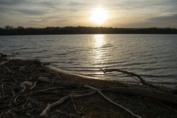 Sunset at Percy Lake