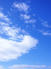 初夏　青空　雲