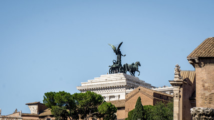 Obraz premium Capitoline Hill viewed from the Roman Forum, Rome, Italy