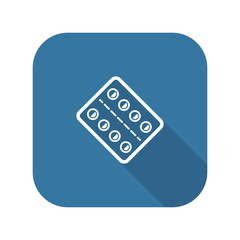 Medication and Medical Services Icon. Flat Design.